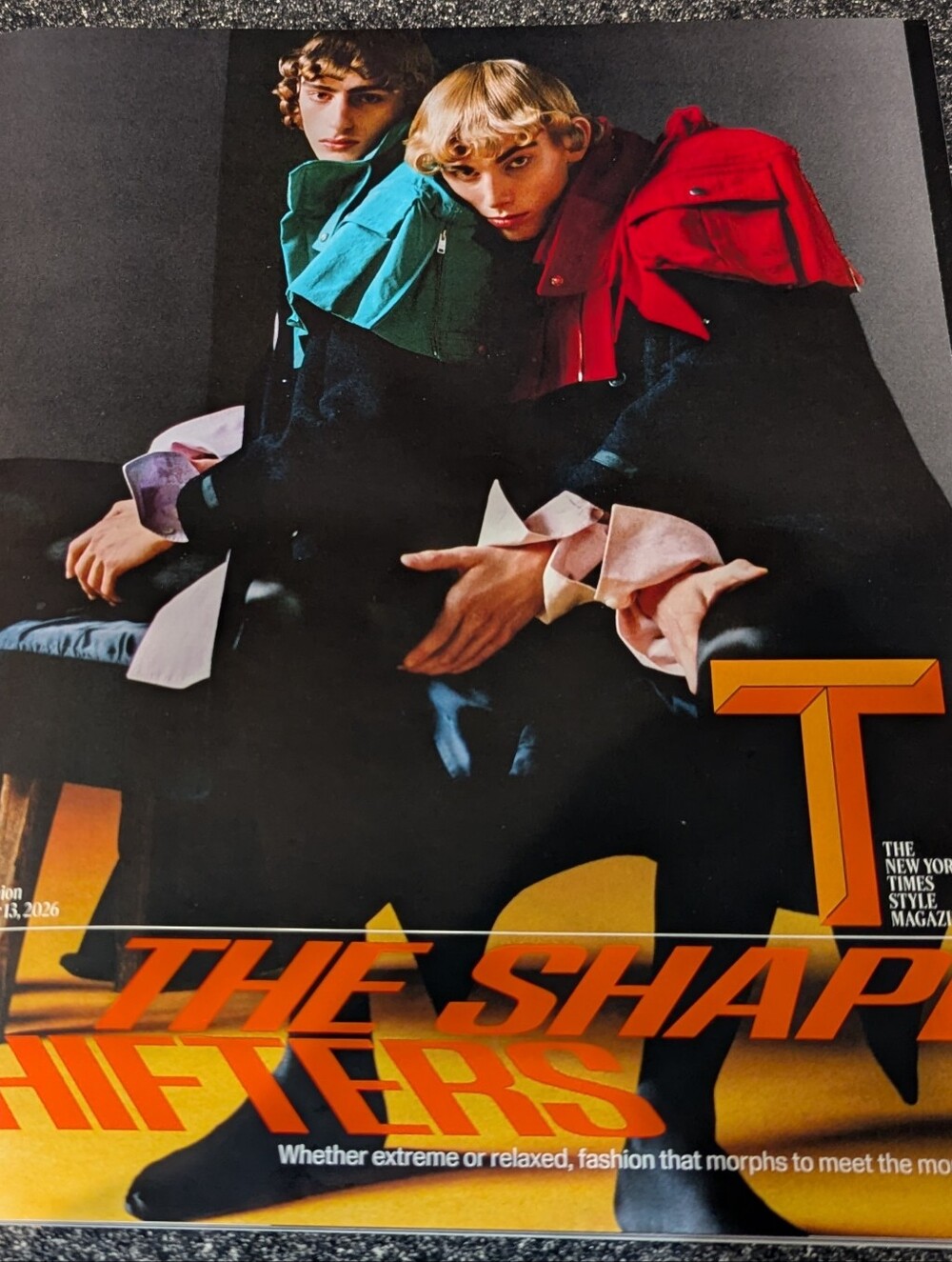 NY Times Men's Fashion Magazine